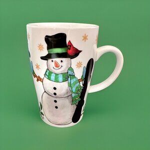Lenox Holiday Snowman Magic Heat Changing Porcelain Mug 5 in. NEW IN BOX